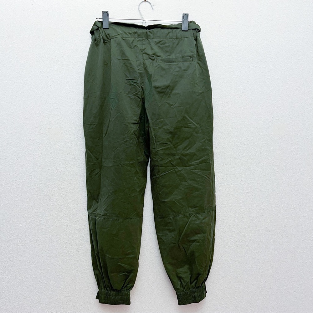 Urban Outfitters UO Evon Olive Paperbag Bag High Rise Joggers Size Small - Picture 12 of 16